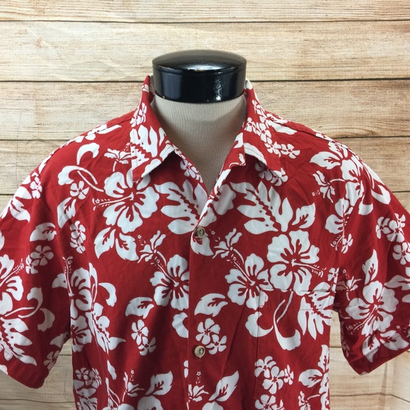 Rainbow Hawaii Inc. Hawaiian Shirt Floral - Picture 1 of 6